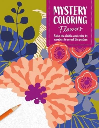 Mystery coloring. Flowers