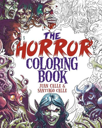 The horror coloring book
