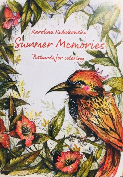 Summer Memories Postcards for coloring