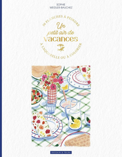 Un petit air de vacances : un album à colorier