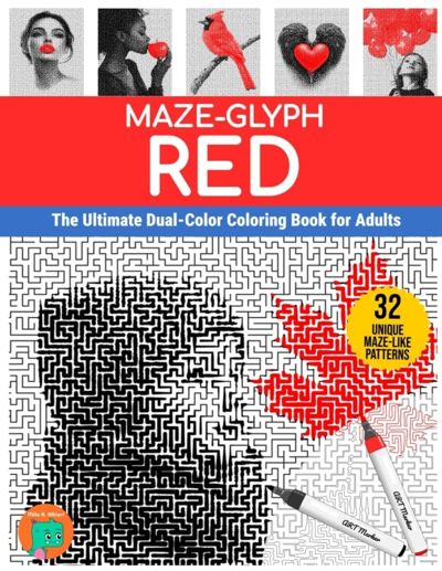 Maze-Glyph Red