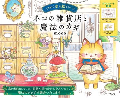 CAT's Magical General Store Coloring Book