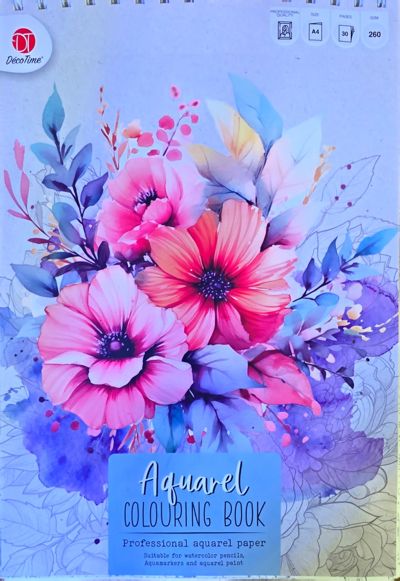 Aquarel colouring book