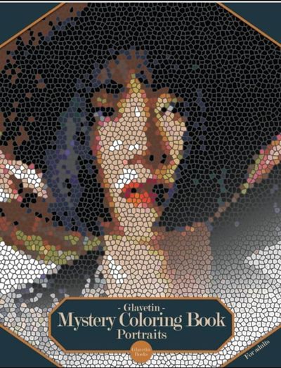 Mystery Coloring Book Portraits