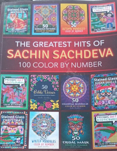 THE GREATEST HITS OF SACHIN SACHDEVA 100 COLOR BY NUMBER