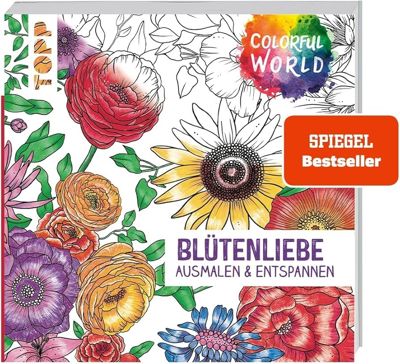 Blütenliebe. Ausmalen und entspannen