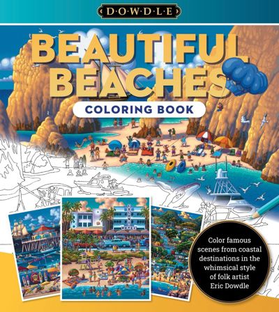 Eric Dowdle Coloring Book : Beautiful Beaches