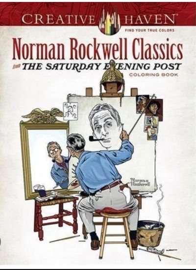 Creative Haven Norman Rockwell's Saturday Evening Post Classics Coloring Book
