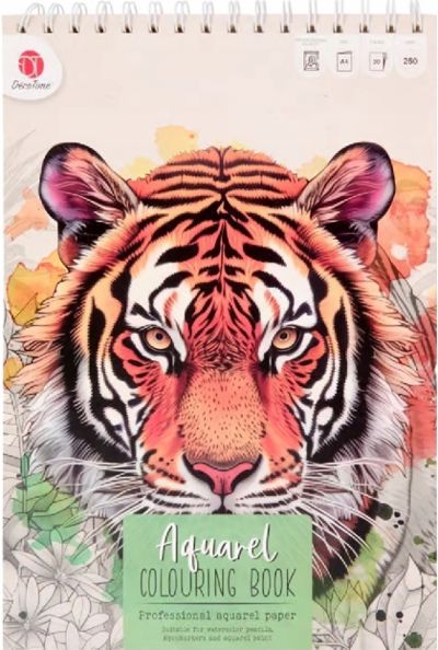 Aquarel colouring book