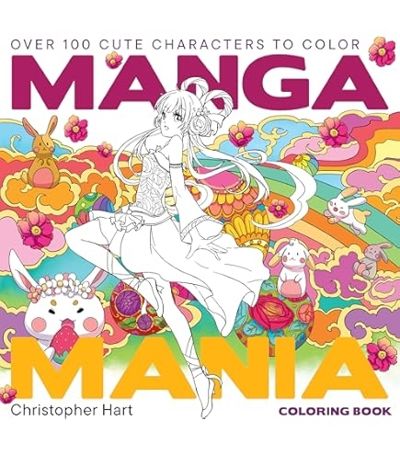 Manga Mania Coloring Book