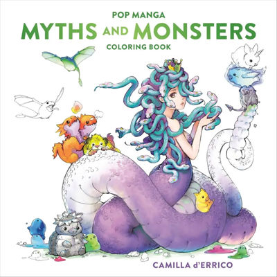 Pop Manga Myth and Monsters Coloring Book
