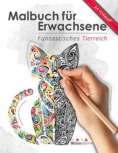 Malbuch für Erwachsene. Fantastisches Tierreich