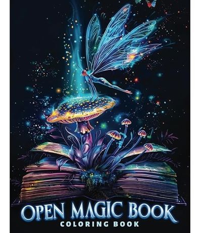 Open magic book