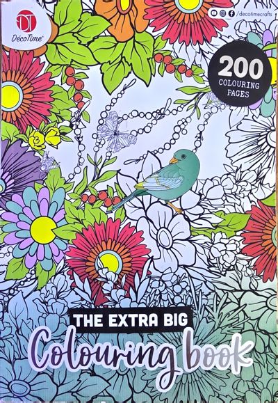 The Extra big colouring book