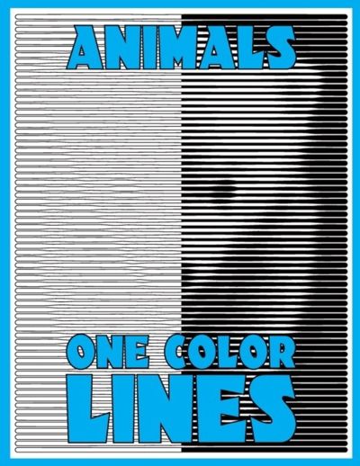 Animals one color lines