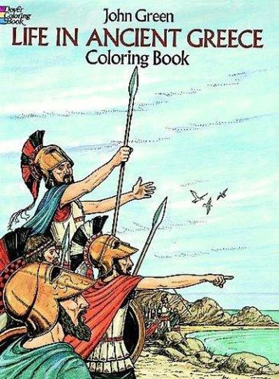 Life in Ancient Greece Coloring Book (Dover Coloring Book)