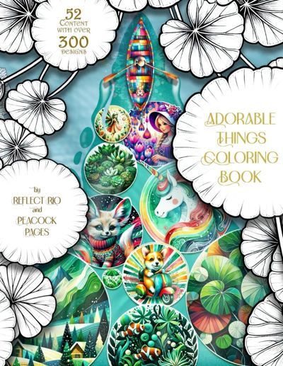 Adorable Things Coloring Book