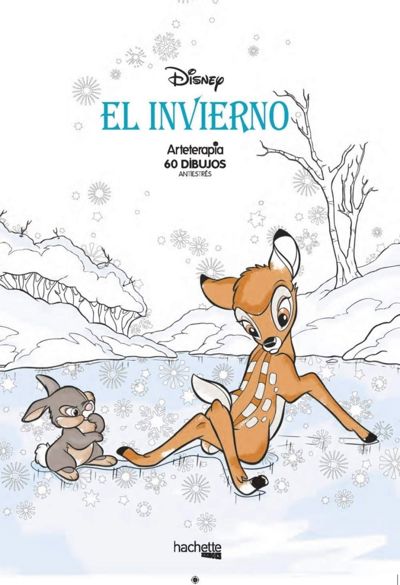 Arteterapia. El invierno Disney: 60 dibujos antiestres