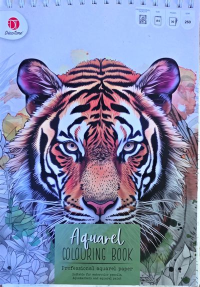 Aquarel colouring book