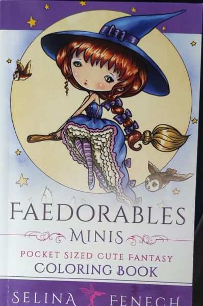 Faedorables Minis - Pocket Sized Cute Fantasy Coloring Book
