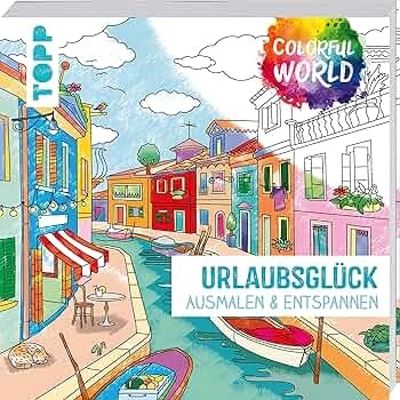 Urlaubsglück. Ausmalen und entspannen
