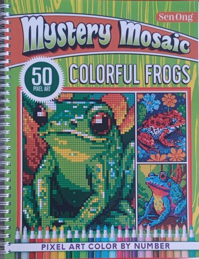 Colorful frogs
