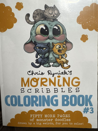 Chris Ryniak's Morning Scribbles Coloring Book #3