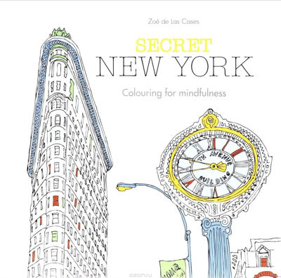 Secret New York: Colouring for mindfulness