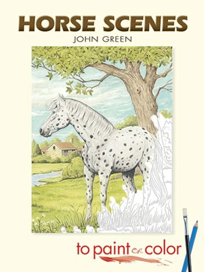Horse scene