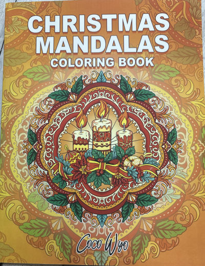 Christmas Mandalas Coloring Book