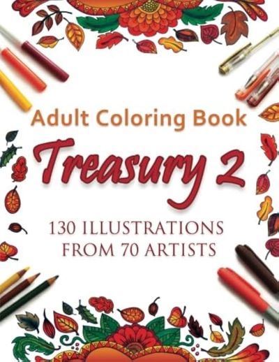 Adult Coloring Book Treasury 2