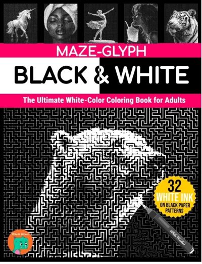 Maze-Glyph Black&white