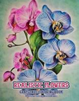 Раскраска «Realistic flowers»