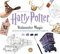 Раскраска «Harry Potter Watercolor Magic»