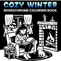 Раскраска «Cozy winter Monochrome»
