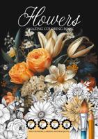 Раскраска «Flowers Amazing colouring book»