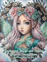 Раскраска «Enchanted wings and hearts»