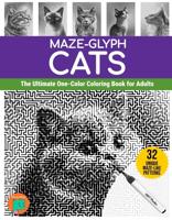 Раскраска «Maze-Glyph Cats»