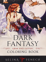 Раскраска «Dark fantasy: Grim and Gothic»