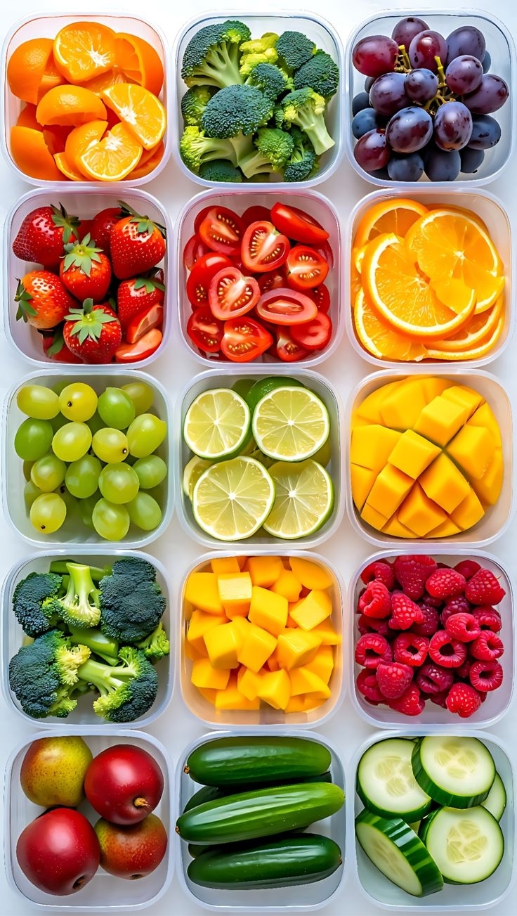 Ягодно🍒-фруктово🍊-овощной🥦 микс